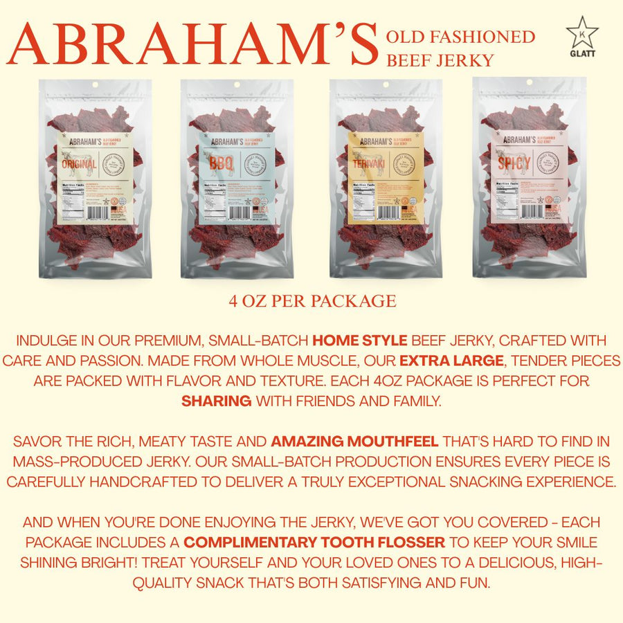 Abraham's Old-Fashioned Spicy Beef Jerky