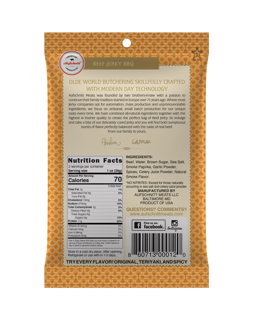 BBQ Beef Jerky Single Pack