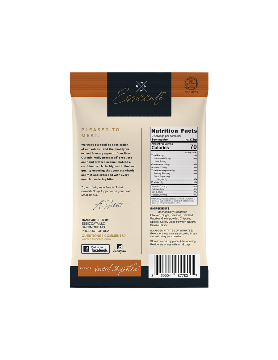 Essiccata Sweet Chipotle Jerky