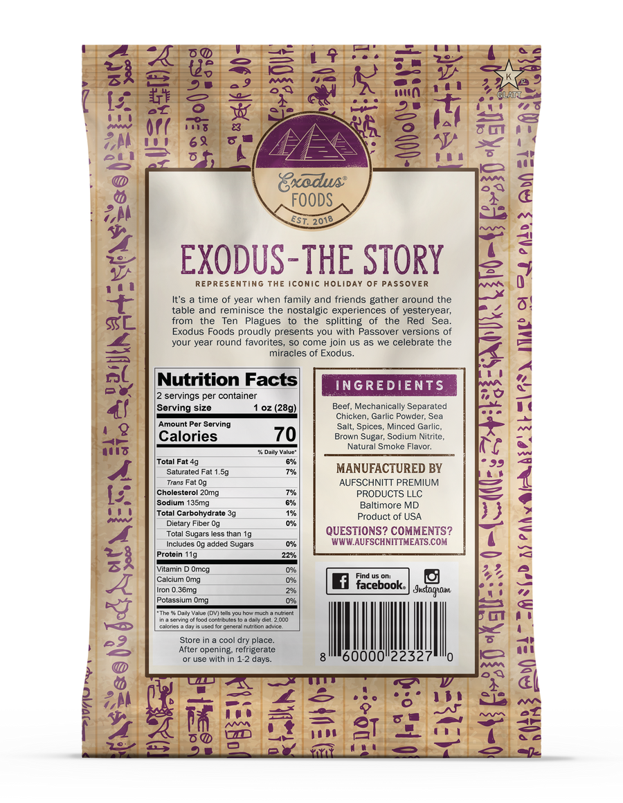 Exodus Salami Chips - Garlic