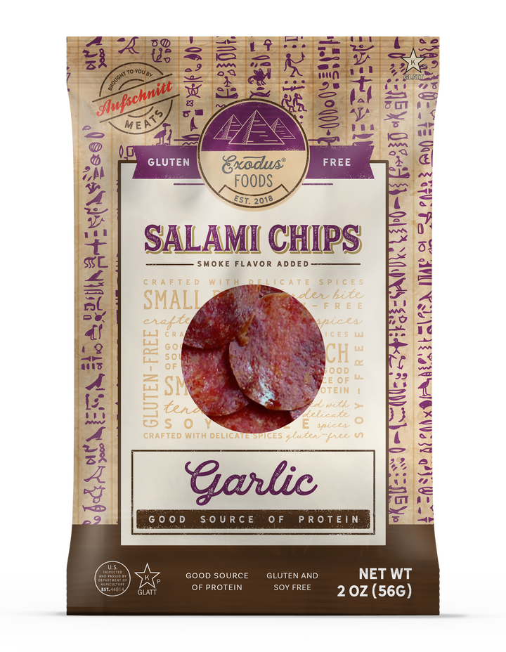 Exodus Salami Chips - Garlic